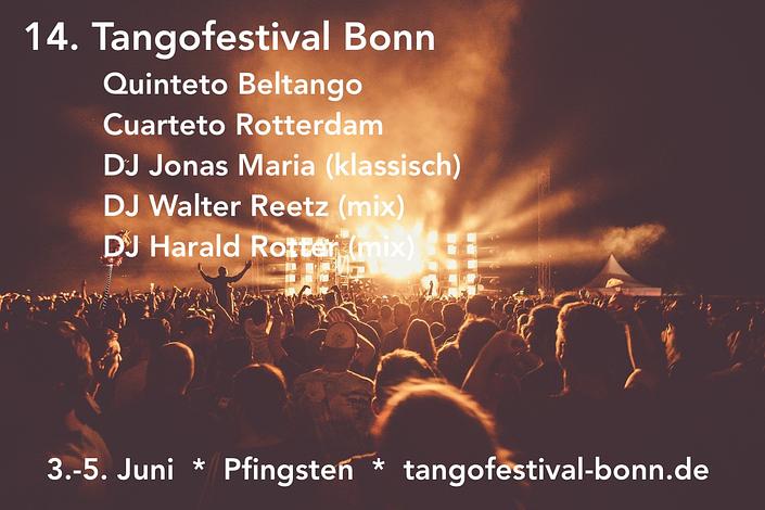 flyer image for 14. Tangofestival Bonn