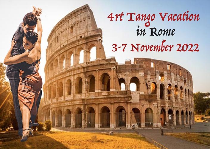 flyer image for Tango Vacation to Rome