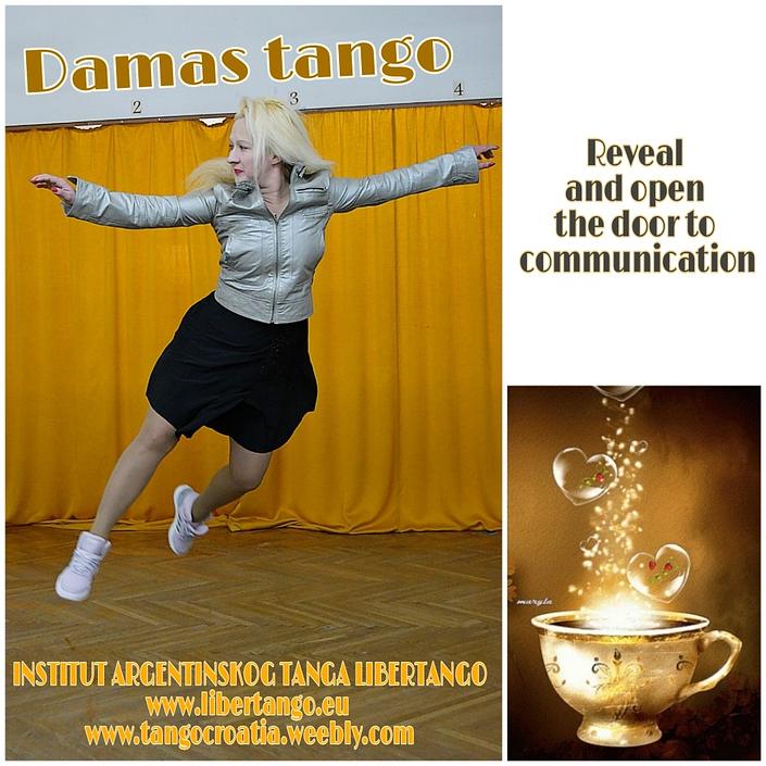 flyer image for Damass tango online and live