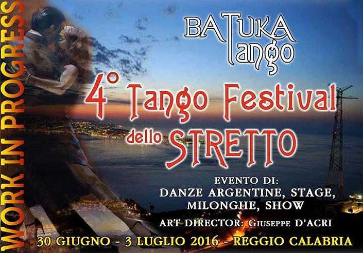 flyer image for 4 Tango Festival dello Stretto