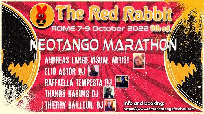 flyer image for Red Rabbit Neotango Marathon 9th ed.