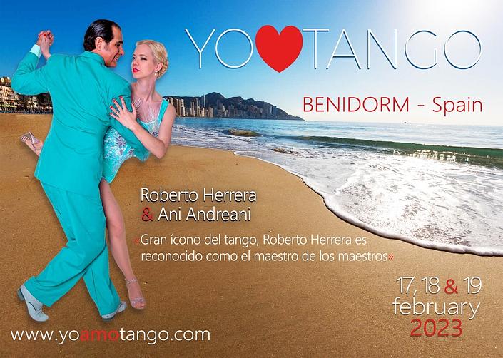 flyer image for Yo amo Tango