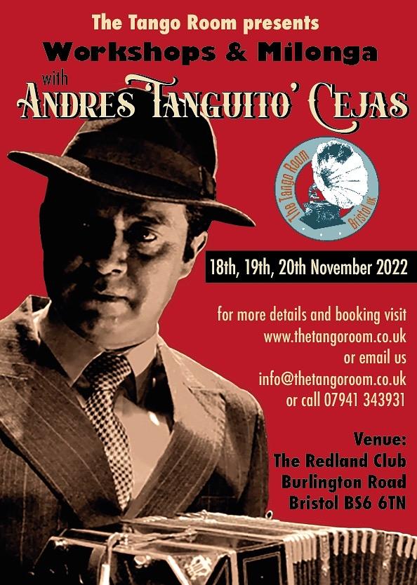 flyer image for Weekend With 'Tanguito' Cejas