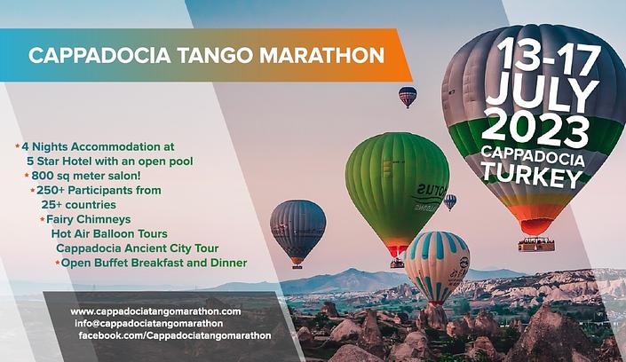 flyer image for 3rd CAPPADOCIA TANGO MARATHON