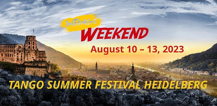 flyer image for Tango Summer Festival Heidelberg