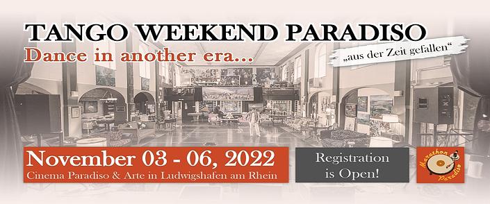 flyer image for Tango Weekend Paradiso