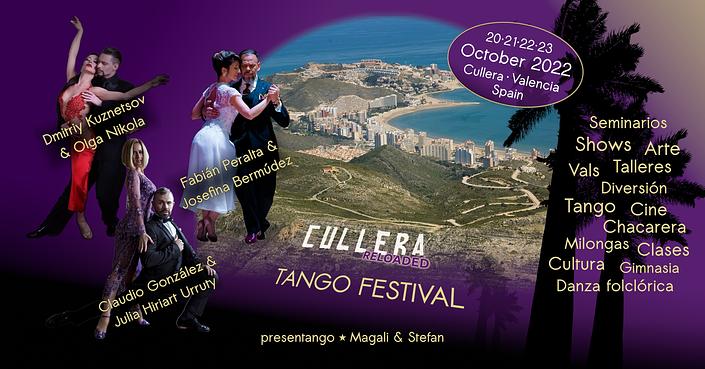 flyer image for Cullera Tango Festival 2022