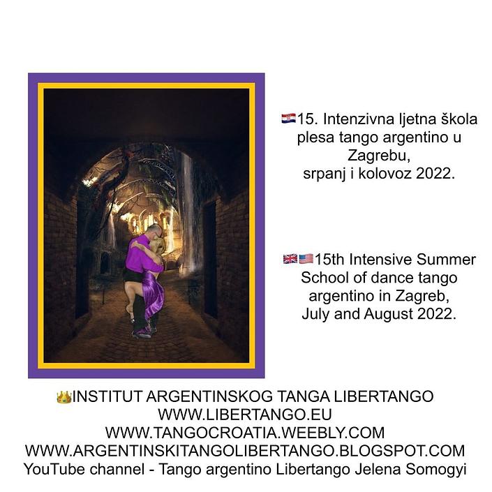 flyer image for 15. Intenzivna ljetna skola tango argentino, pocetni