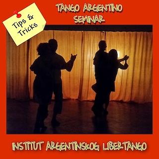 flyer image for Tips and tricks tango argentino seminar in Zagreb