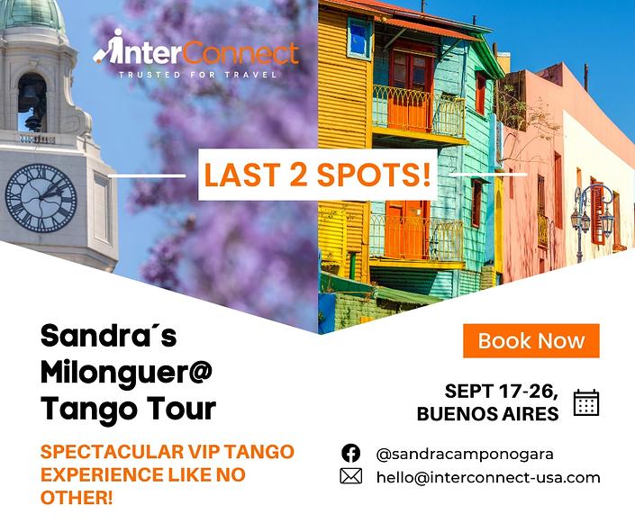 flyer image for Tango Tour to Buenos Aires