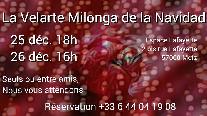 flyer image for Navidad Milonga de Noel