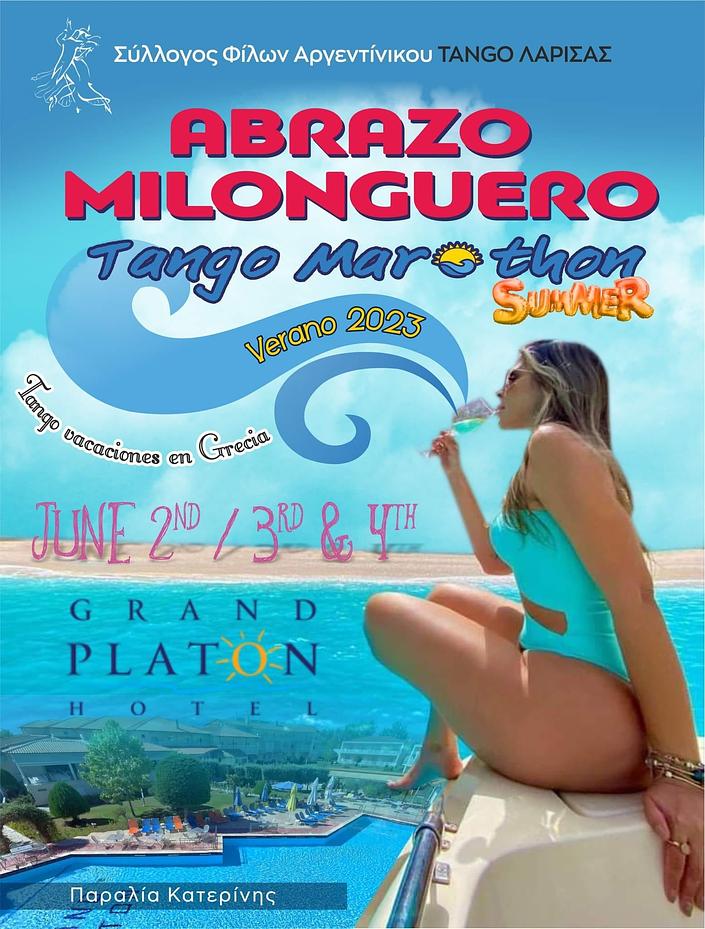 flyer image for ABRAZO MILONGUERO TANGO MARATHON