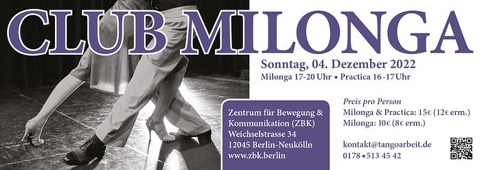 flyer image for Club Milonga