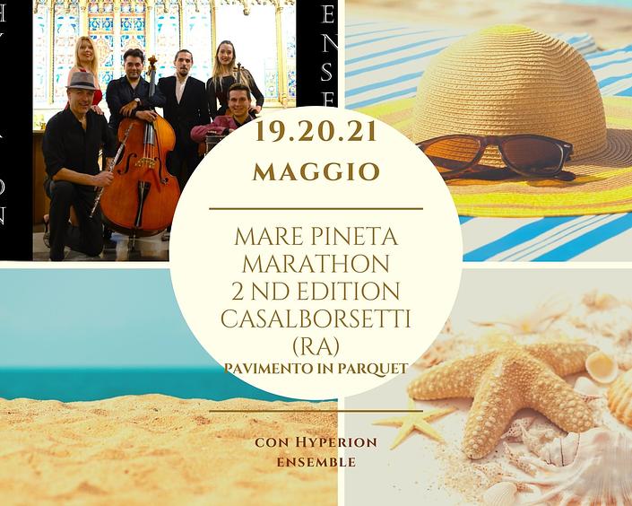 flyer image for Mare Pineta marathon Romagna, 2nd edittion