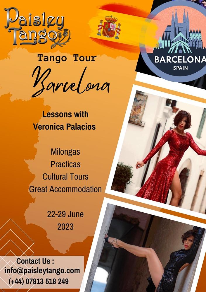 flyer image for Barcelona Tango Week