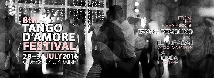 flyer image for Tango Damore Festival