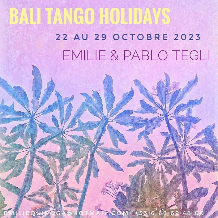 flyer image for BALI TANGO HOLIDAY'S 2023