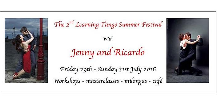 flyer image for The 2nd Learning Tango Summer Festival