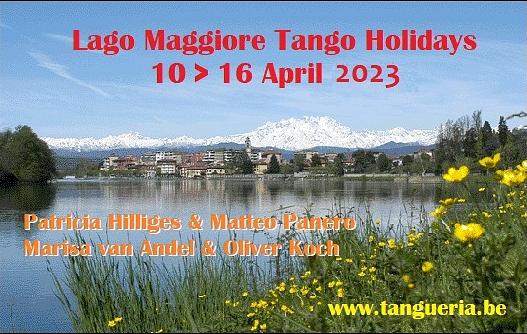 flyer image for Tango Holidays Lago Maggiore April 2023 Italy