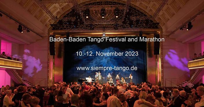 flyer image for Baden-Baden International Tango Festival and Marathon