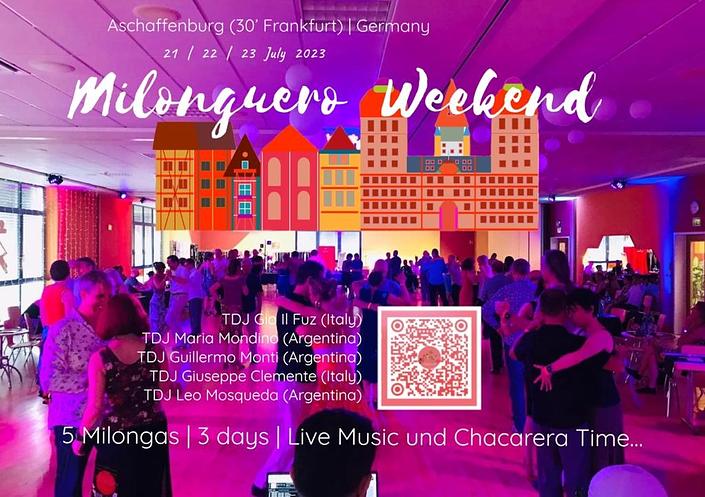 flyer image for Milonguero Weekend