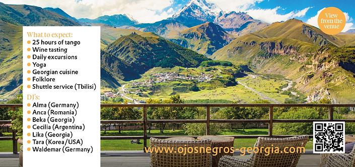 flyer image for Ojos Negros Tango retreat - 4th edition