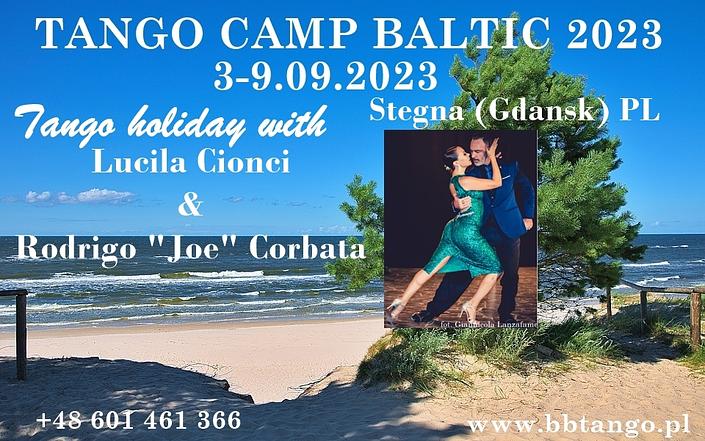 flyer image for Tango Camp Baltic 2023