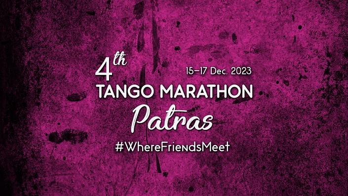 flyer image for 4th Tango Marathon Patras 15-17 Dec 2023