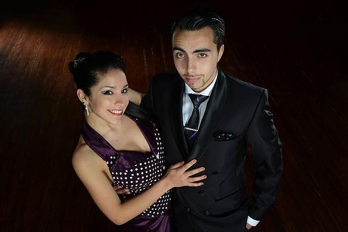 flyer image for Jonathan Saavedra and Clarisa Aragon Salon tango seminars