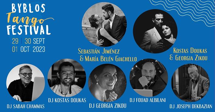 flyer image for Byblos Tango Festival 2023
