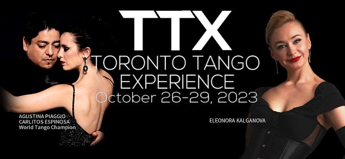 flyer image for TORONTO TANGO EXPERIENCE FESTIVAL 2023