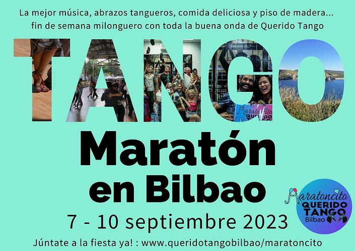 flyer image for Maratoncito Querido Tango Bilbao