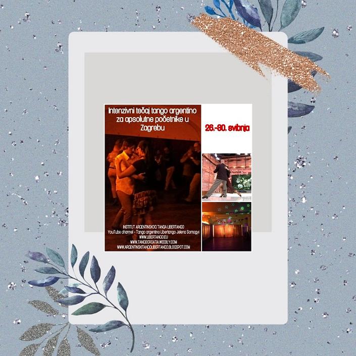 flyer image for Intenzivni tecaj tango argentino za apsolutne pocetnike