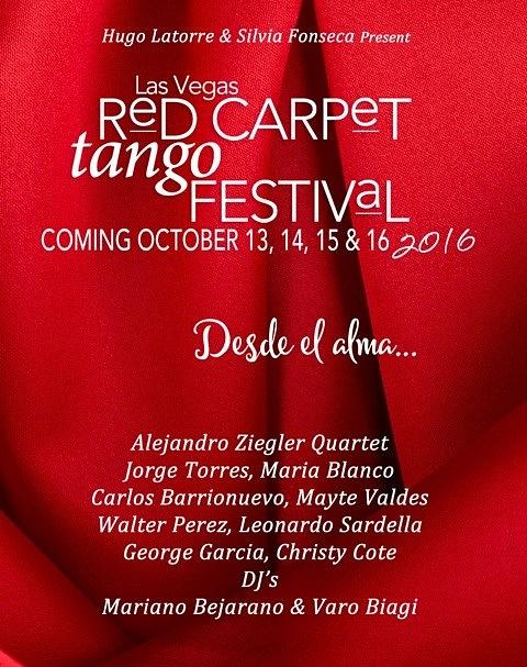 flyer image for Red Carpet Tango Festival