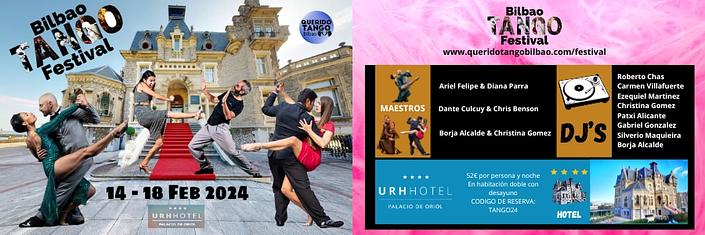 flyer image for Bilbao Tango Festival 2024