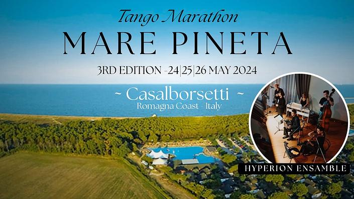 flyer image for Mare Pineta marathon by the Adriatic Sea, 3 rd edition