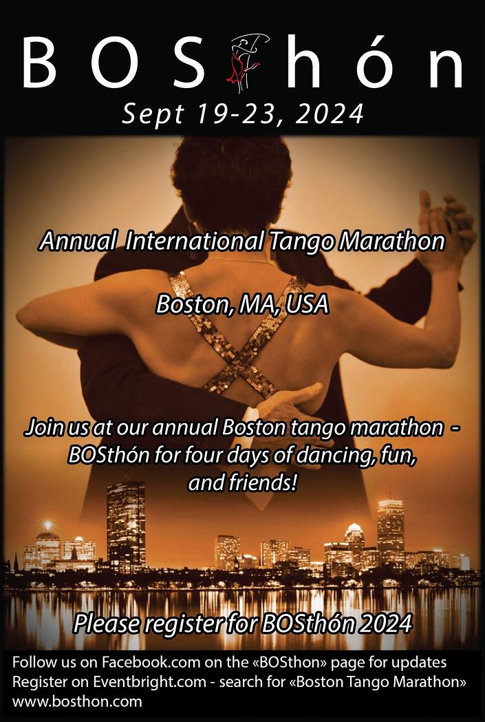 flyer image for BOSthon Tango Marathon