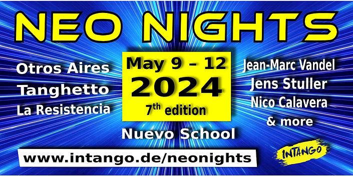 flyer image for NEO NIGHTS 2024