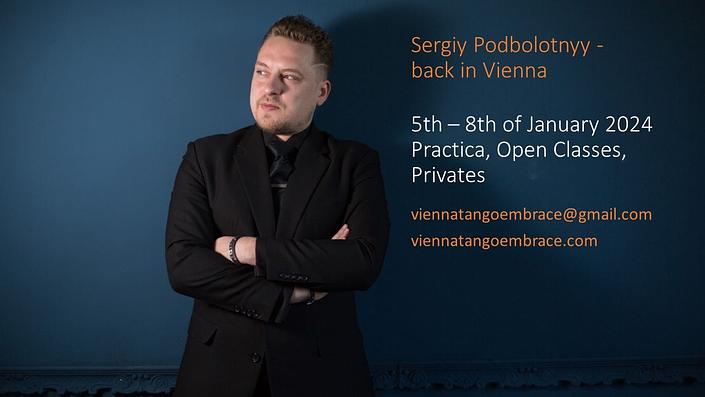 flyer image for Vienna Tango Embrace 2024