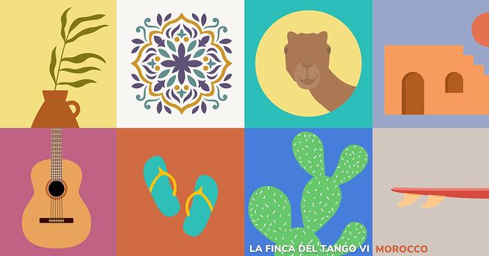 flyer image for Finca Maroc 2024 x La Finca del Tango 6th ft. Gustavo y Eva