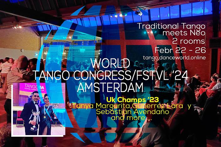 flyer image for World Tango Congress '24 Amsterdam
