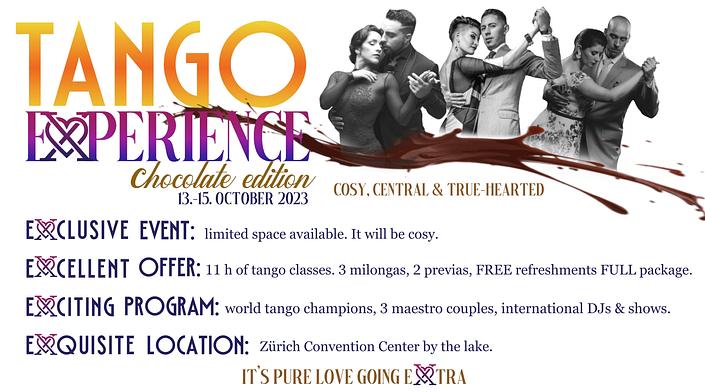 flyer image for Tango eXperience - Chocolate Edition