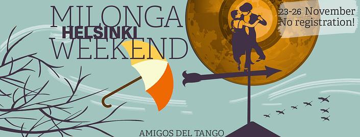 flyer image for 2023 Helsinki Milonga Weekend no.8
