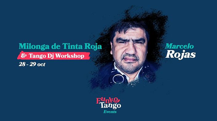 flyer image for Milonga de Tinta Roja and Tango Dj Workshop