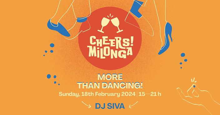 flyer image for Cheers Milonga - Feb 2024