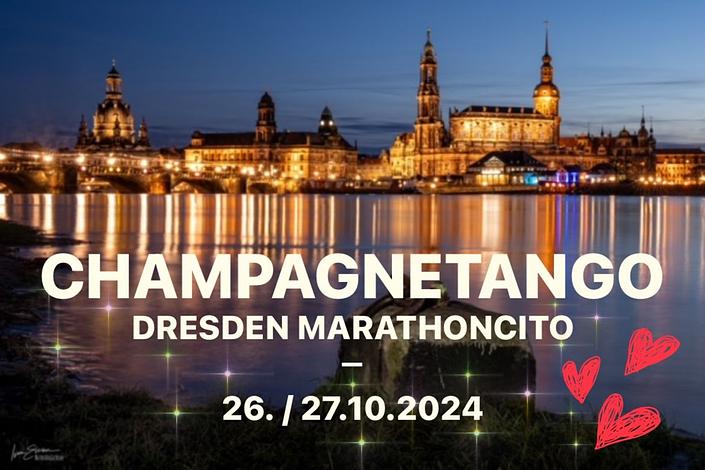 flyer image for CHAMPAGNETANGO MARATHONCITO DRESDEN