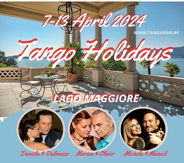 flyer image for Tango Holidays Lago Maggiore April 2024 Italy