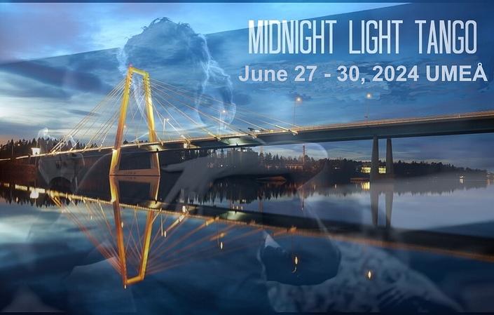 flyer image for Midnight Light Tango Festival