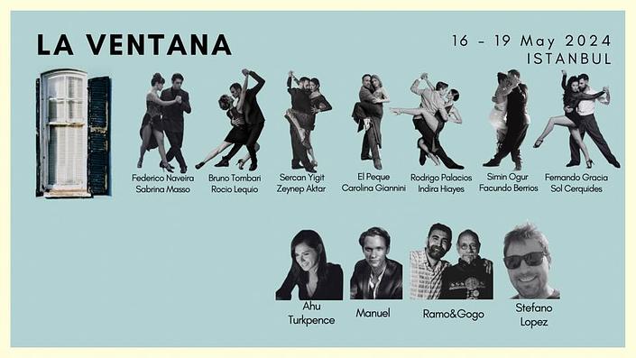 flyer image for LA VENTANA TANGO FESTIVAL