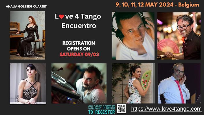 flyer image for LOVE 4 TANGO ENCUENTRO